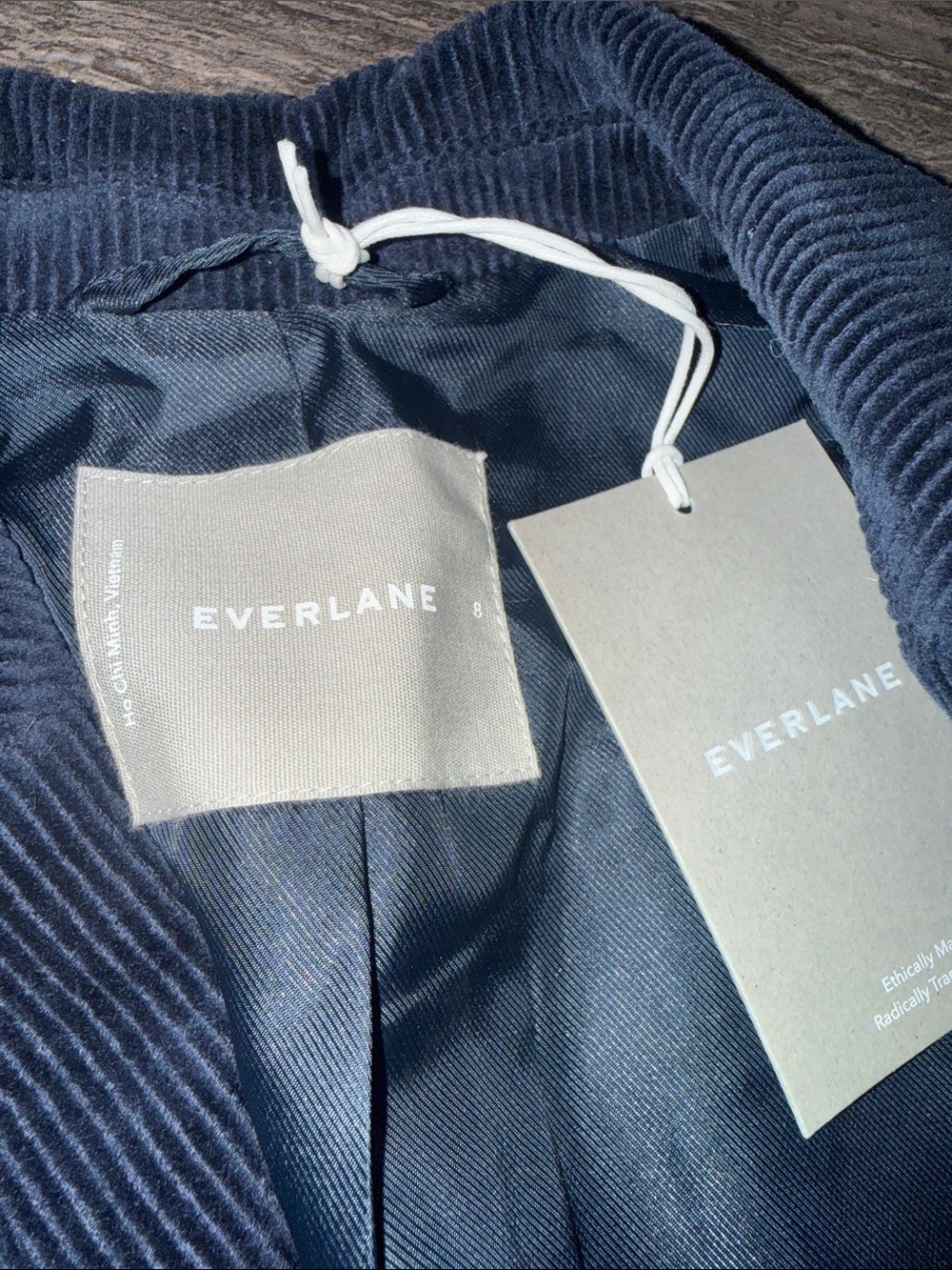 Everlane The Corduroy ’80s Blazer nwt size 8 - Picture 3 of 4